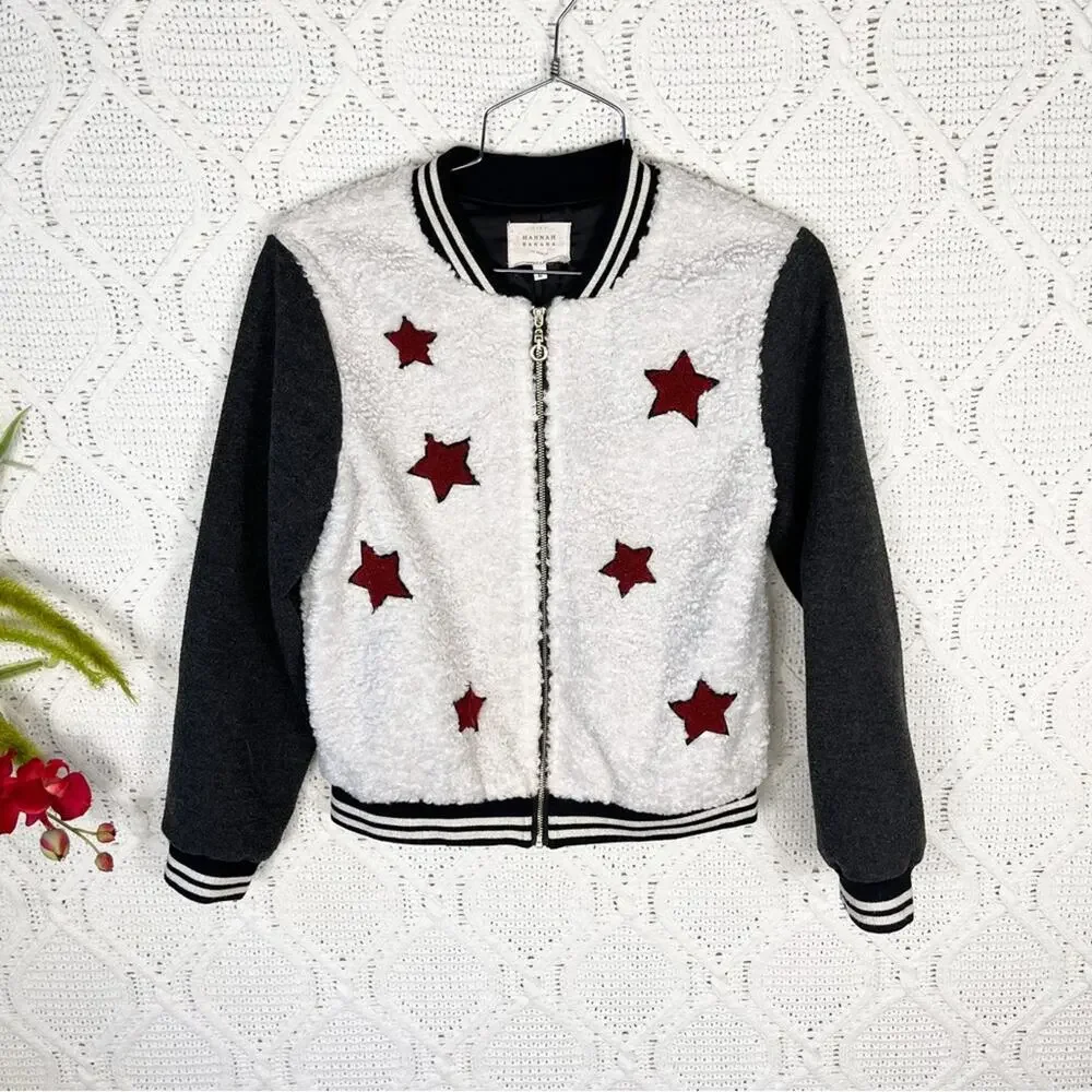 HANNAH BANANA Faux Fur Bomber 